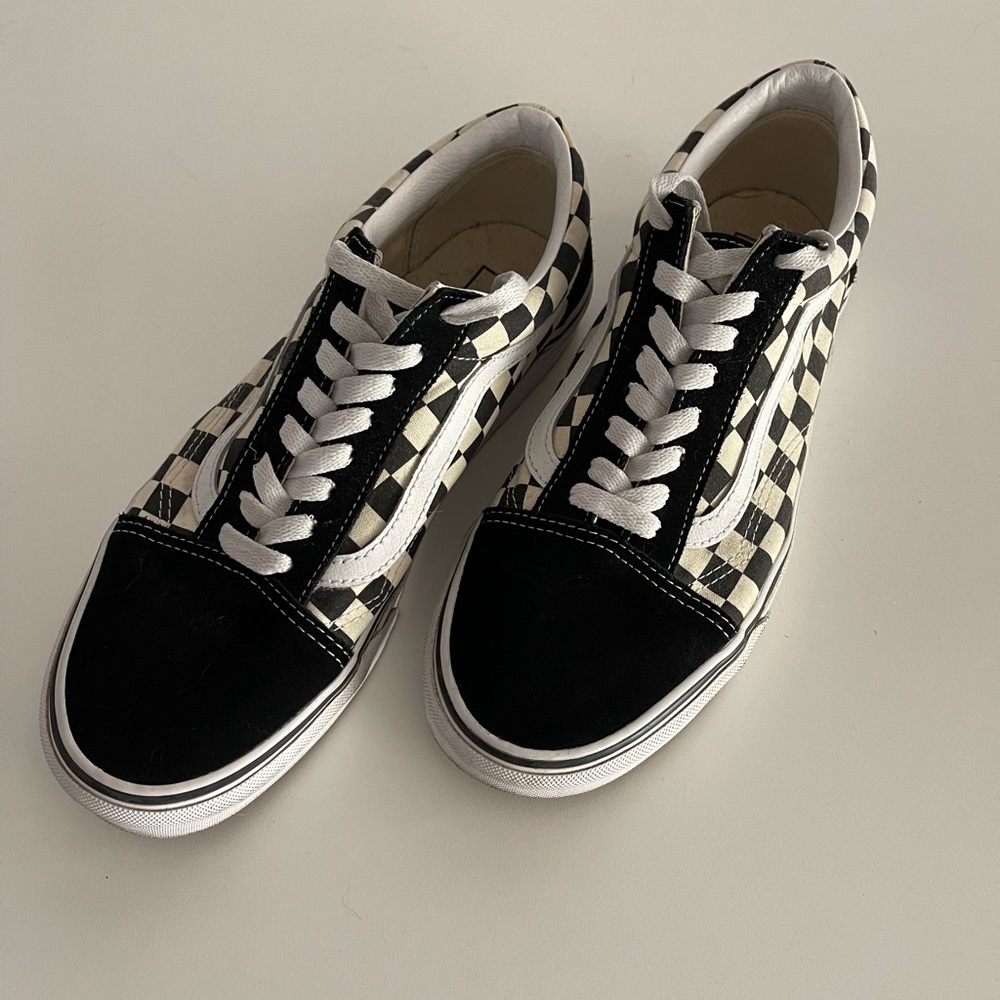 Vans Old Skool Checkerboard Skate Shoes